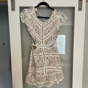 Beautiful lace cut out dress